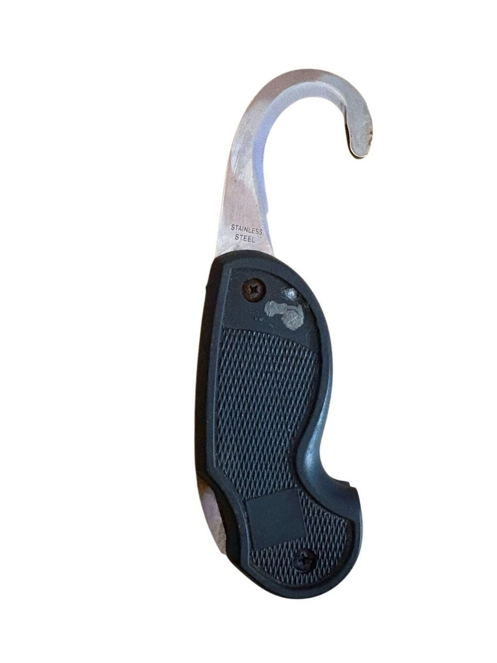 Stainless Steel Gut Hook Hunting Knife with Nylon Sheath